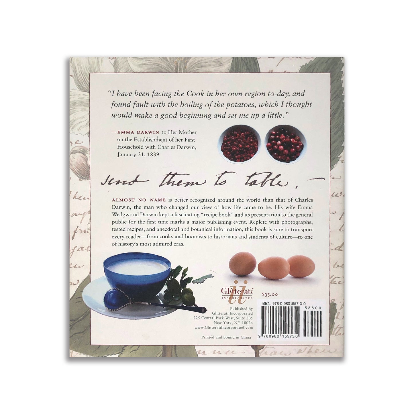 Mrs. Charles Darwin's Recipe Book - Dusha Bateson (hardcover)