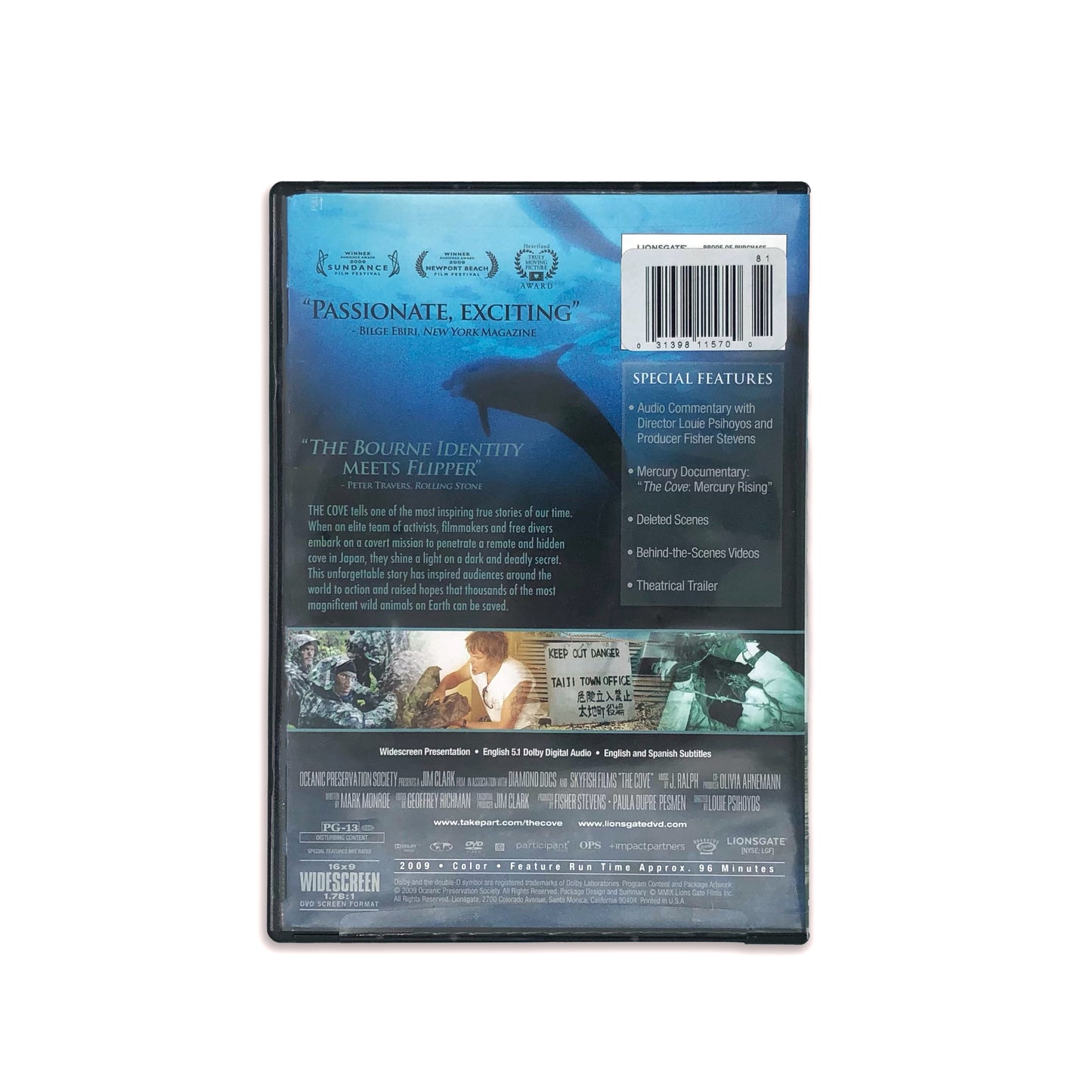 The Cove: Man is Their Biggest Threat and Their Only Hope - DVD