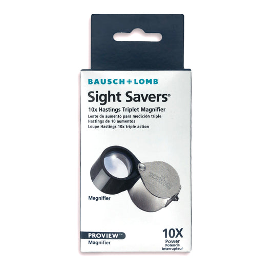 Bausch+Lomb Sight Savers 10x Hastings Triplet Magnifier