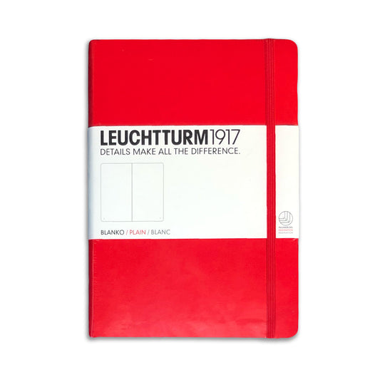 Leuchtturm1917 Plain Red Notebook